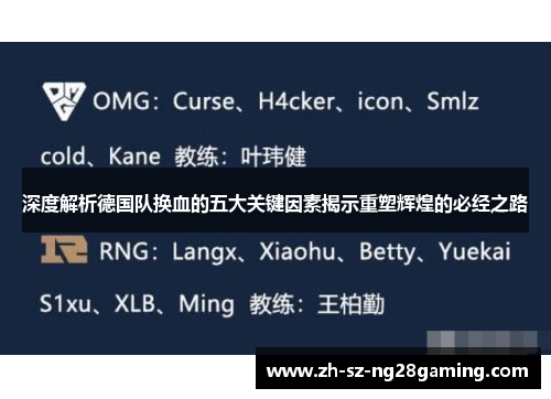深度解析德国队换血的五大关键因素揭示重塑辉煌的必经之路 深度解析德国队换血的五大关键因素揭示重塑辉煌的必经之路